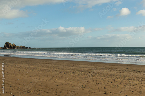 Copper Coast, landskape, cliffs, Bunmahon Beach In Waterford, ireland