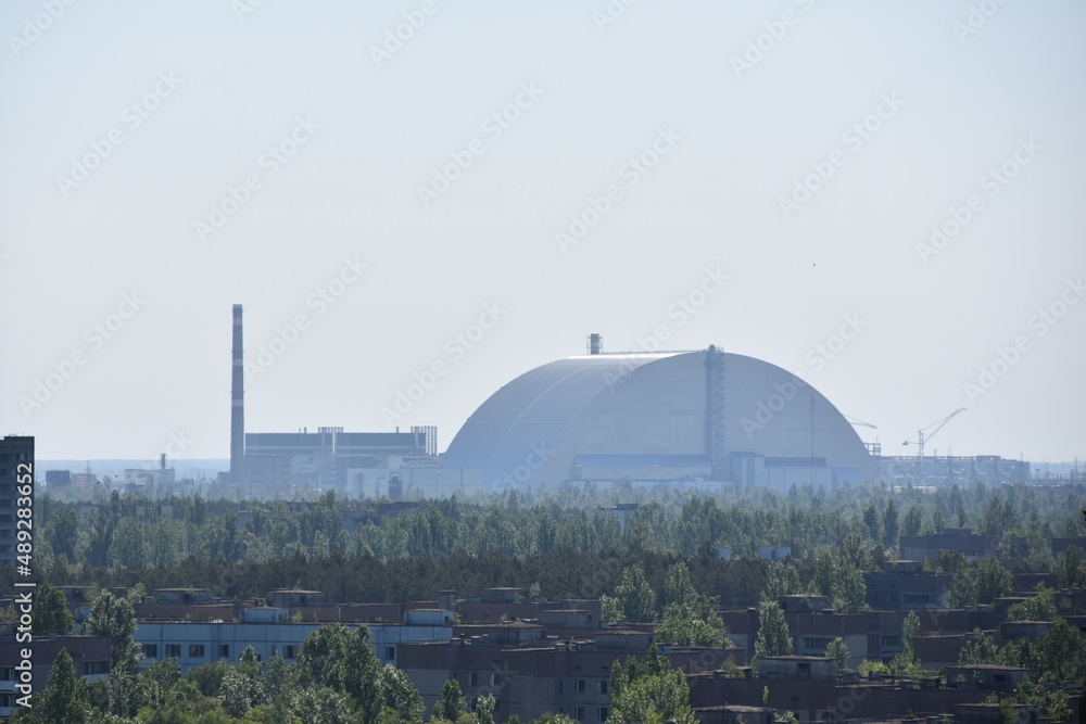 Obraz premium Chernobyl Nuclear Power Plant, Pripyat, Ukraine