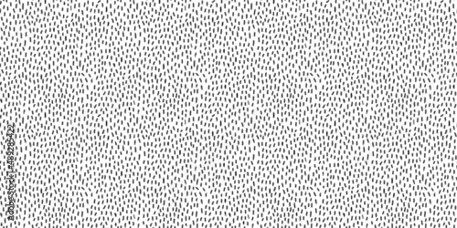 Black and white line pencil doodle seamless pattern. Creative children style art background, trendy design. Modern abstract monochrome scribble backdrop.