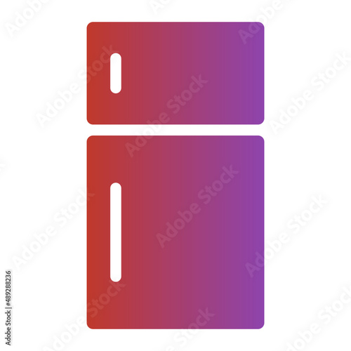 refrigerator gradient icon