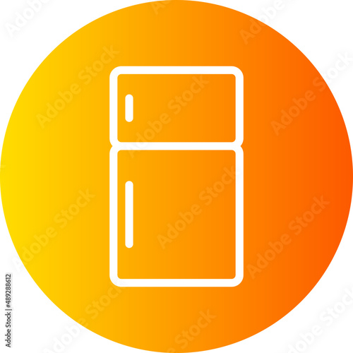 refrigerator gradient icon
