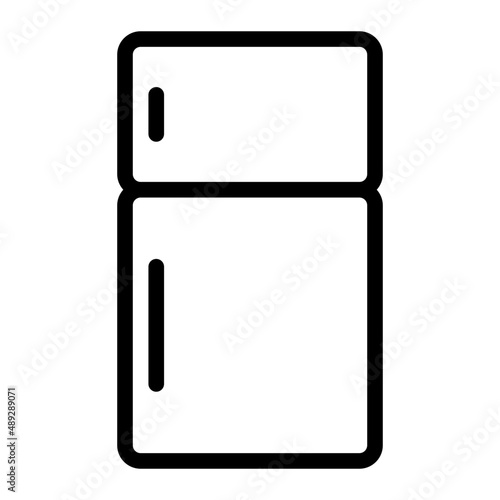 refrigerator line icon
