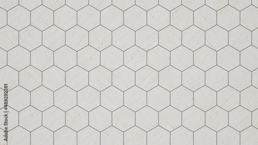 seamless pattern of hexagon marble tiles, tile floors for kitchen or bathroom seamless pattern of hexagon marble tiles, tile floors for kitchen or bathroom