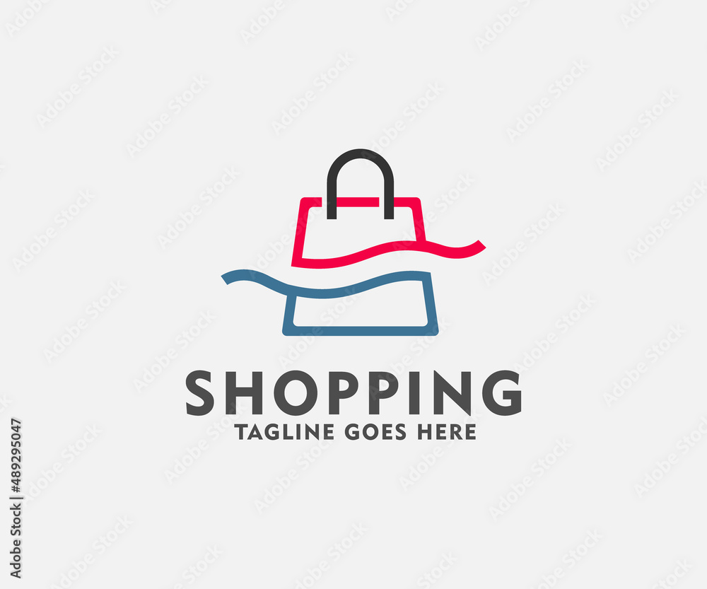 online Shopping logo design template illustration, usable logo for retail.online shop. online store logo design online Shopping logo design template illustration, usable logo for retail.online shop. online store logo design