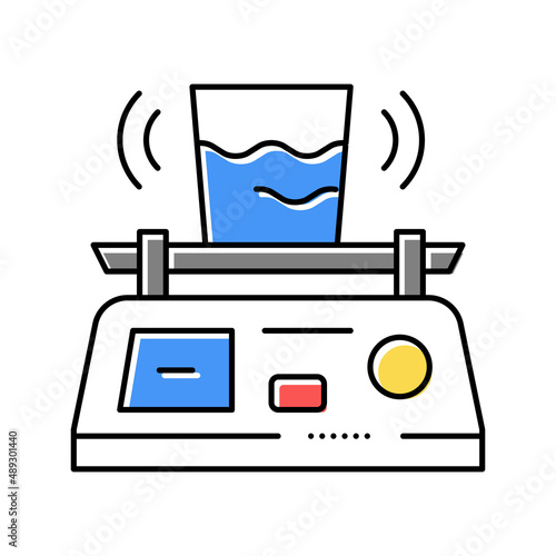 vibro sifter color icon vector isolated illustration