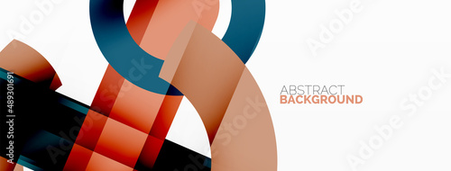 Color geometric stripes, lines abstract background. Minimal geometric template for wallpaper, banner, presentation