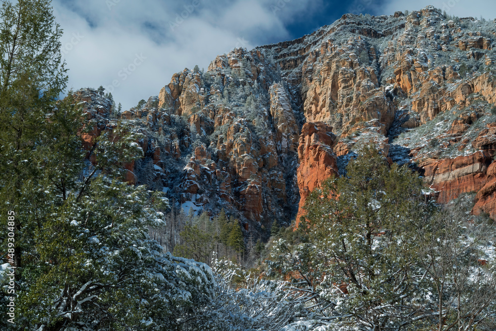 Snowbound Sedona Arizona USA