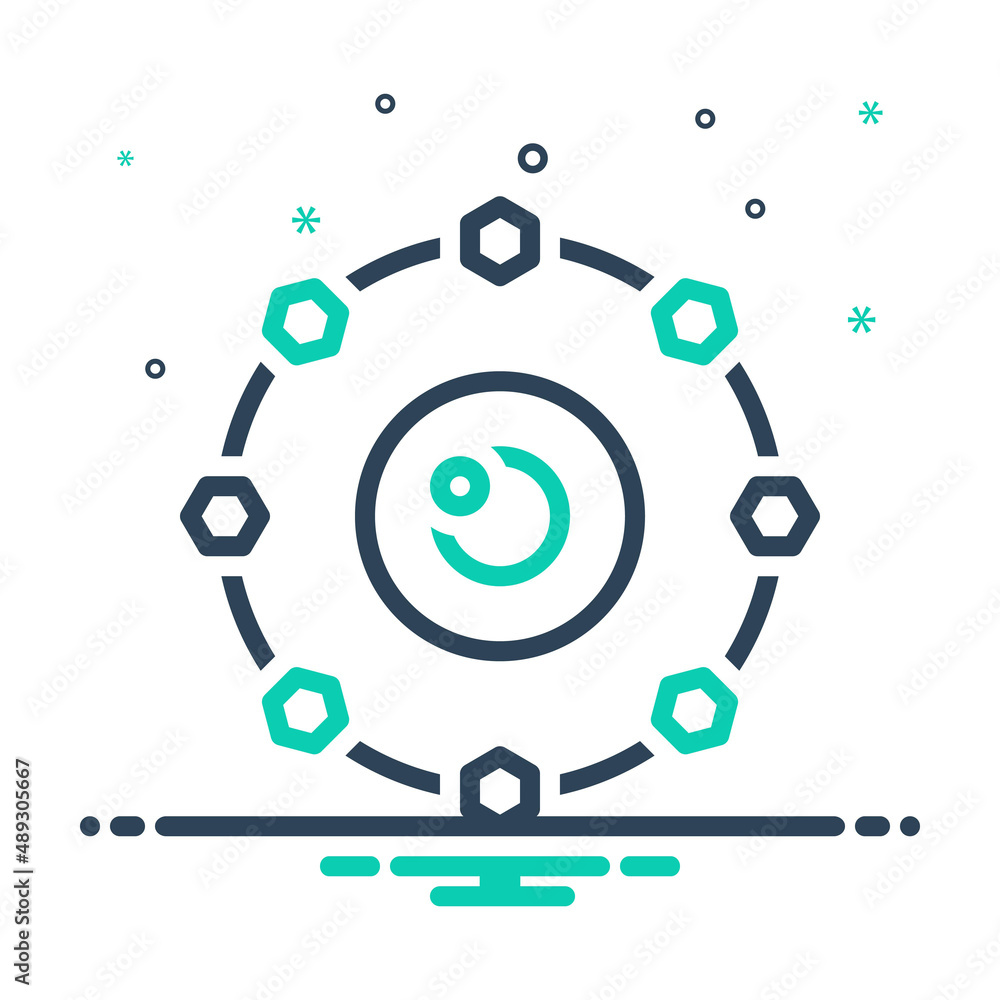 Fototapeta premium Mix icon for Visibility