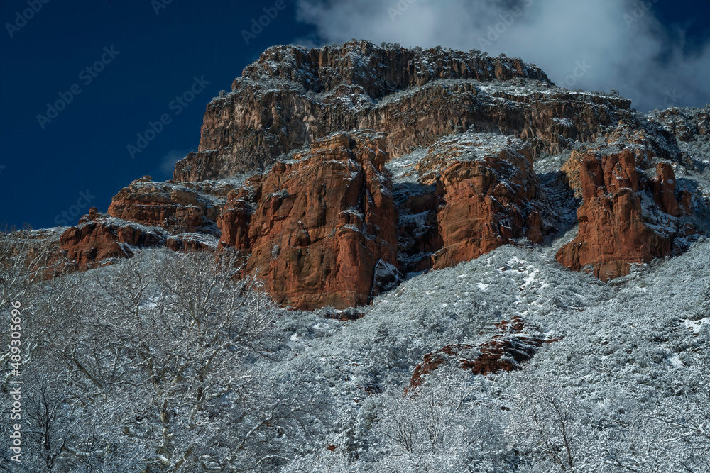 Snowbound Sedona Arizona USA