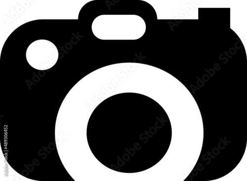 Camera icon in trendy flat style isolated on white background.eps