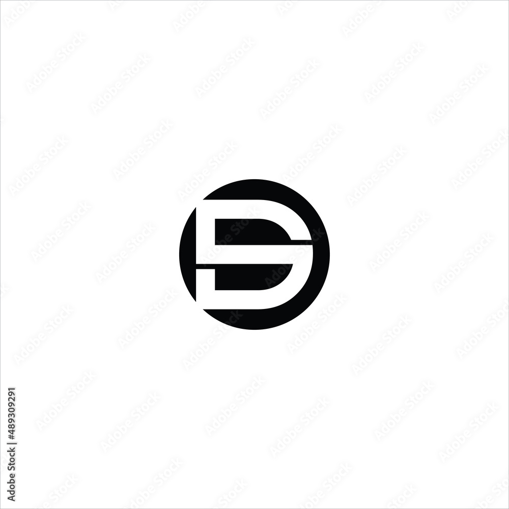 letter d s logo vector emblem template letter d s logo vector emblem template