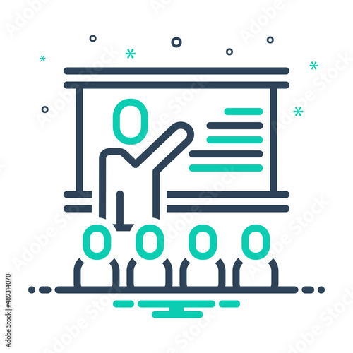 Mix icon for lectures