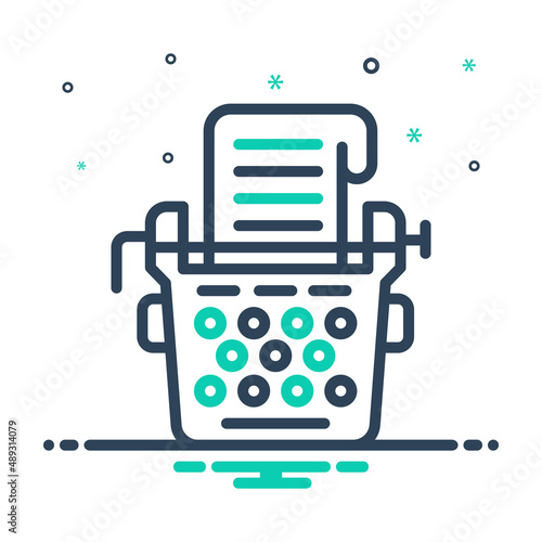 Mix icon for writers