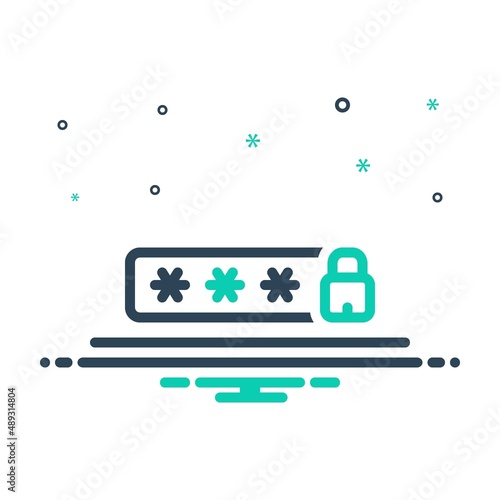 Mix icon for locking authorization 