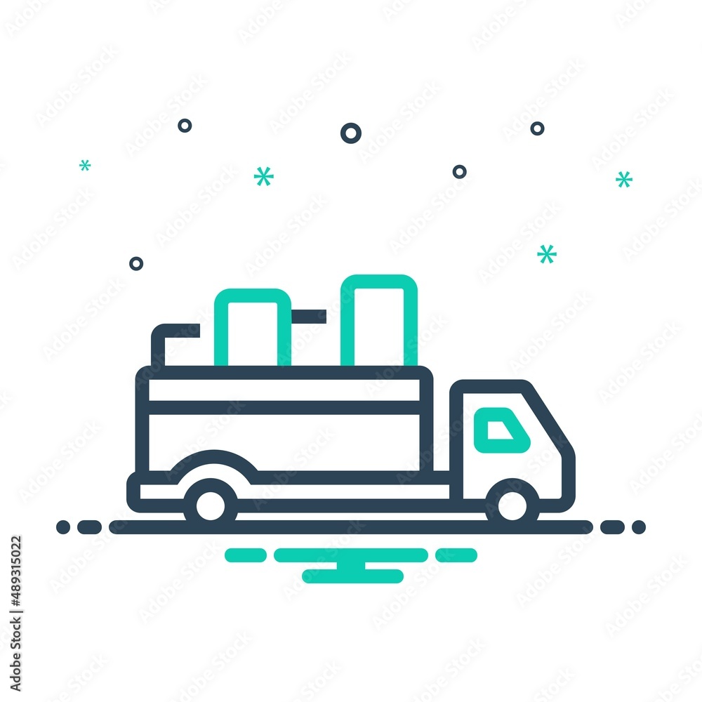 Fototapeta premium Mix icon for sufficiently