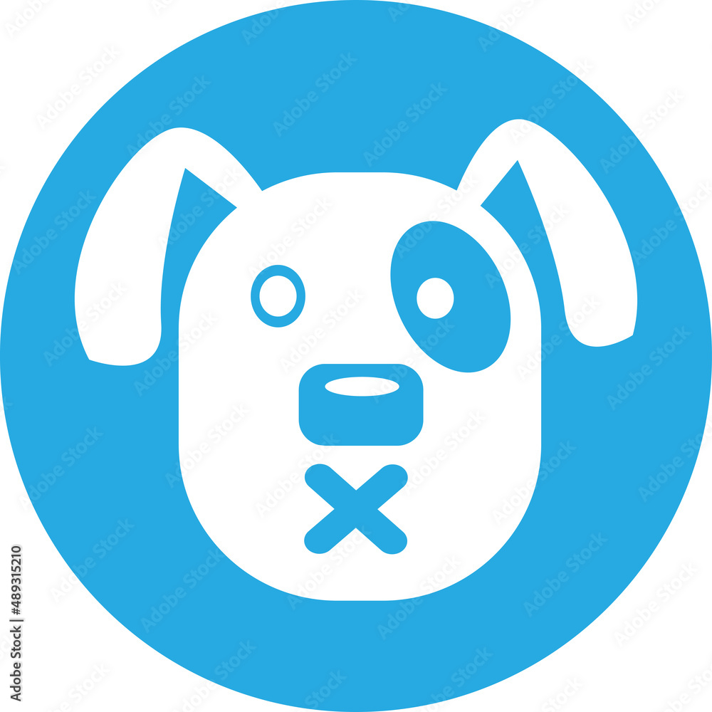 Dog Icon animal sign symbol design Dog Icon animal sign symbol design