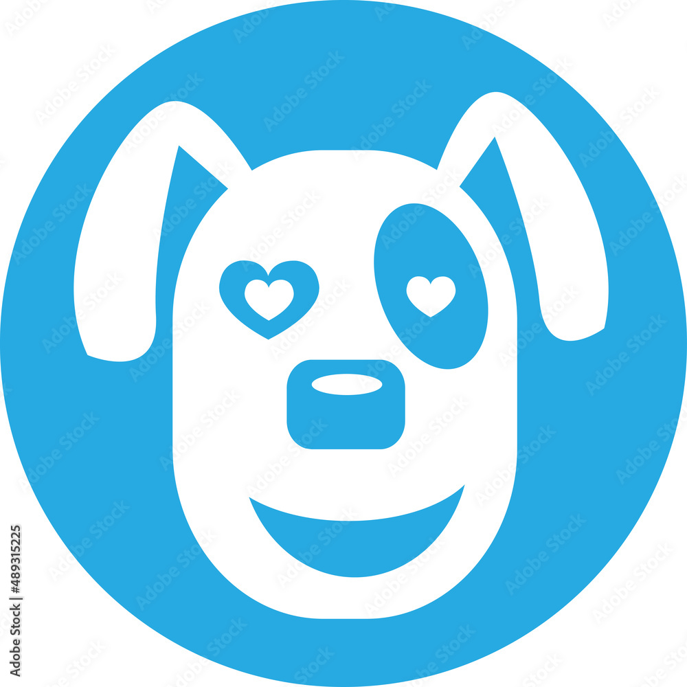 Dog Icon animal sign symbol design Dog Icon animal sign symbol design