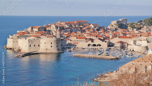 Fototapeta Naklejka Na Ścianę i Meble -  View of the ruins of Dubrovnik, Croatia