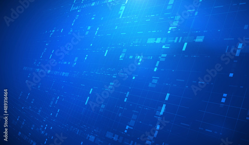 Wallpaper Mural Abstract technology background. Big data digital code. Futuristic dots background. Digital technology futuristic illustration. Data Analysis Technology Digital Abstract Background Concept. Vector Torontodigital.ca