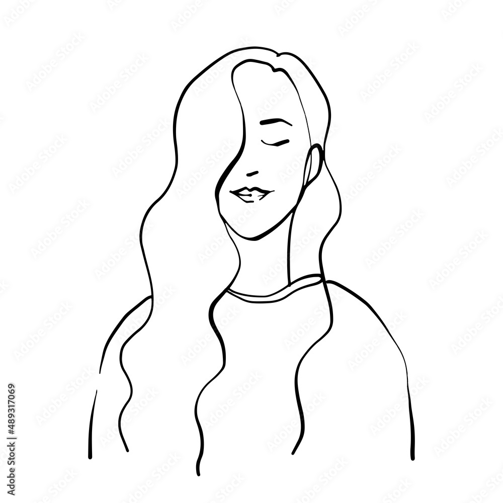 Woman face line drawing and modern abstract minimalistic women faces face. different shapes for wall decoration. use for social net stories, beauty logos, poster. vector design Woman face line drawing and modern abstract minimalistic women faces face. different shapes for wall decoration. use for social net stories, beauty logos, poster. vector design