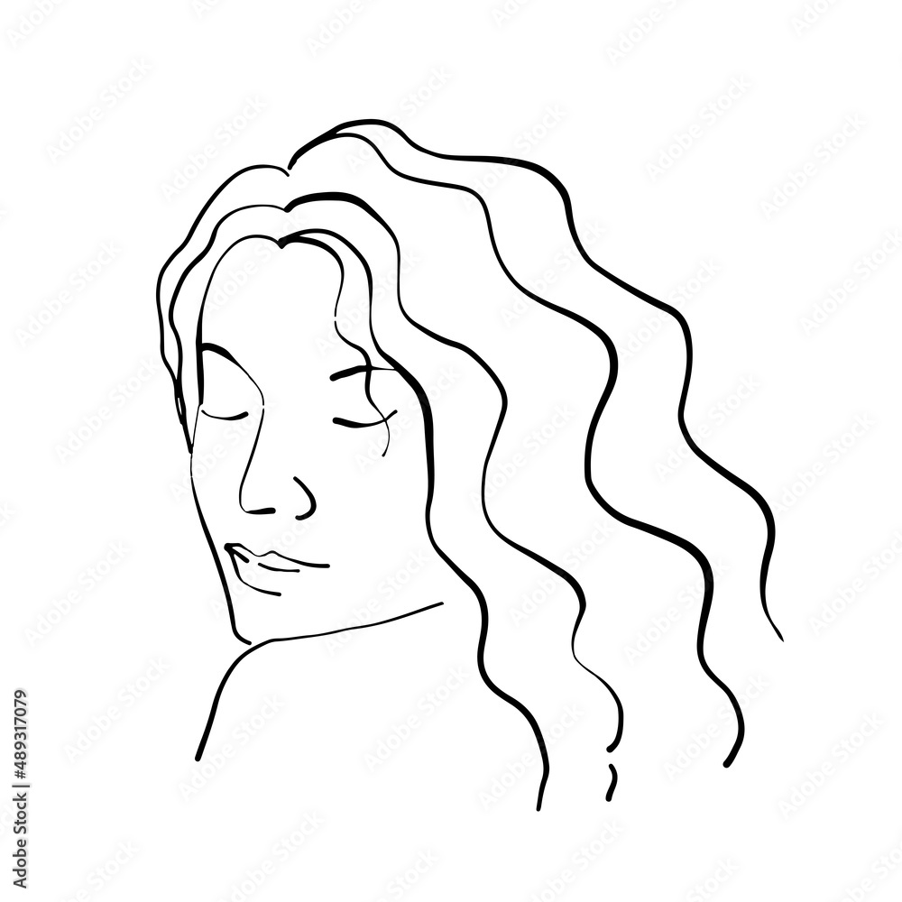 Woman face line drawing and modern abstract minimalistic women faces face. different shapes for wall decoration. use for social net stories, beauty logos, poster. vector design Woman face line drawing and modern abstract minimalistic women faces face. different shapes for wall decoration. use for social net stories, beauty logos, poster. vector design