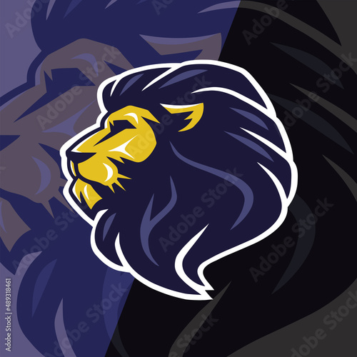 Lion Head Logo Vector Icon Cool Esports Sport Mascot Design Templates 
