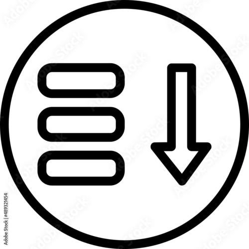 Sort Amount Down Icon