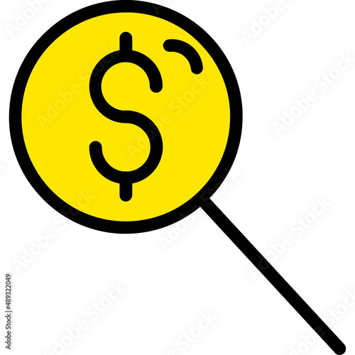 Search Dollar Icon