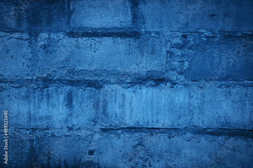 blue concrete background