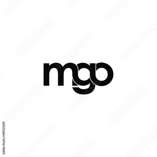 mgo letter original monogram logo design