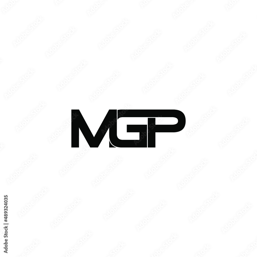 Fototapeta premium mgp letter original monogram logo design