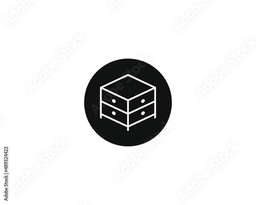 furniture logo .simple,unique logo for corporate branding and graphic design .chair,table,cupboard,lamp icon. vector illustration