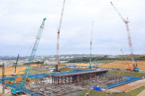 開発工事（沖縄県宜野湾市キャンプ瑞慶覧西普天間住宅地跡地）