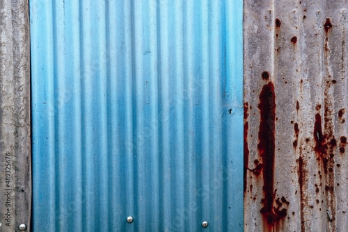 Grunge rusty metal texture. Rusted and oxidized background.