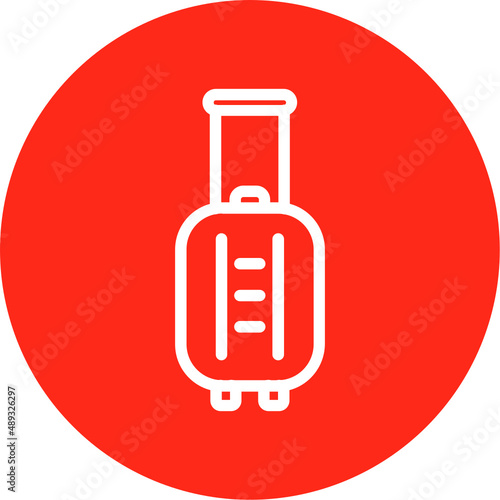 Suitcase Rolling Icon