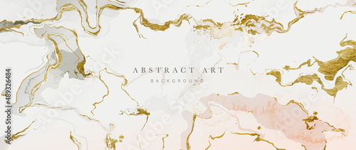 Fotografering Abstract golden marble pattern background