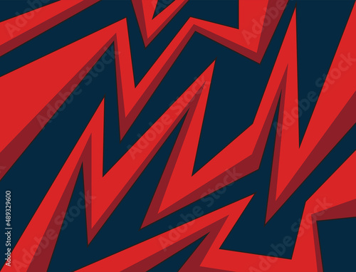 Abstract background with spikes and zigzag line pattern