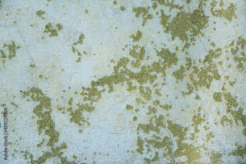 Fototapeta Naklejka Na Ścianę i Meble -  Background of old vintage grunge loft wall with cracked plaster texture.