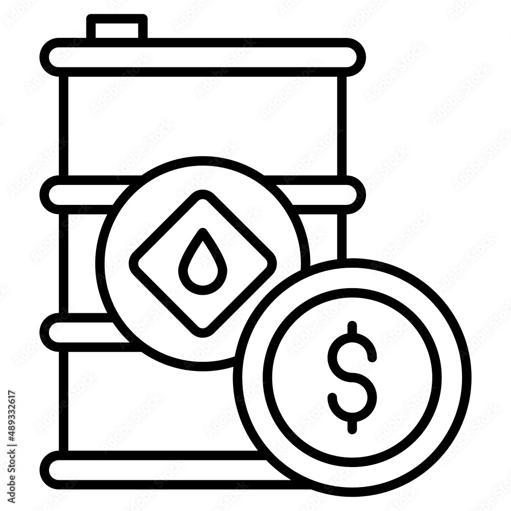 Barrel with Dollar Coin Vector Icon Design, crude oil and natural Liquid Gas Symbol, Petroleum and gasoline Sign, power and energy market stock illustration, Crude Oil price Concept Barrel with Dollar Coin Vector Icon Design, crude oil and natural Liquid Gas Symbol, Petroleum and gasoline Sign, power and energy market stock illustration, Crude Oil price Concept