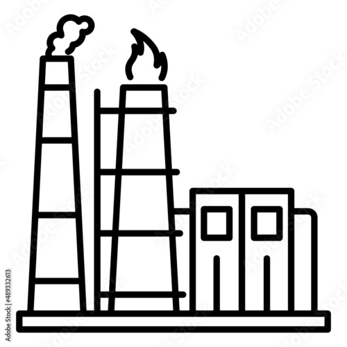 natural gas processing plant Concept, midstream ngl facilities Vector Icon Design, crude oil and natural  Liquid Gas Symbol, Petroleum  and gasoline Sign, power and energy market stock illustration