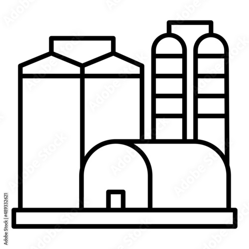 midstream facilities Vector Icon Design, crude oil and natural  Liquid Gas Symbol, Petroleum  and gasoline Sign, power and energy market stock illustration, natural gas liquids processing unit Concept