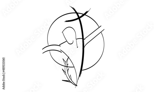 Lent Season. Design for print or use as poster, card, flyer or T Shirt