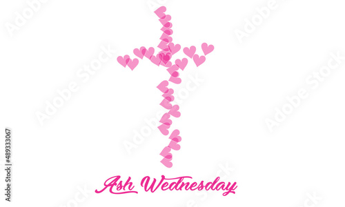 Lent Season. Design for print or use as poster, card, flyer or T Shirt
