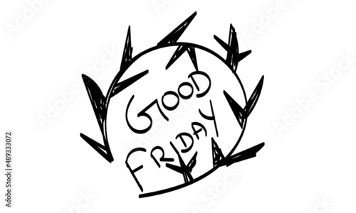 Lent Season. Design for print or use as poster, card, flyer or T Shirt