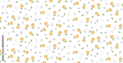 ÈªÑËâ≤„ÅÆËä±„ÅÆ„Ç§„É©„Çπ„Éà„ÄÄ„Åã„Çè„ÅÑ„ÅÑ„Éï„É©„ÉØ„Éº„Éë„Çø„Éº„É≥„ÄÄ„Ç∑„Éº„É†„É¨„ÇπËÉåÊôØË£ÖÈ£æ