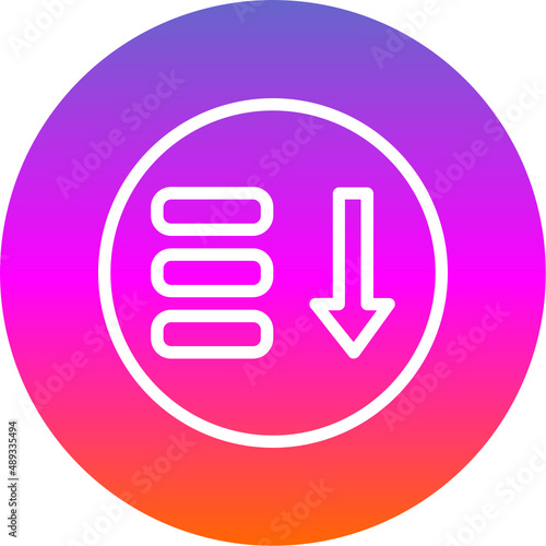 Sort Amount Down Icon