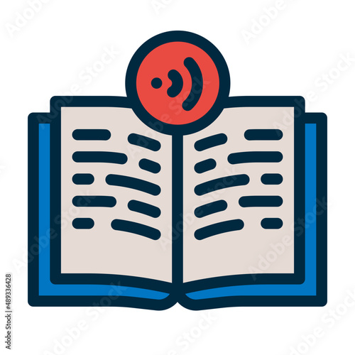 ereader two tone icon
