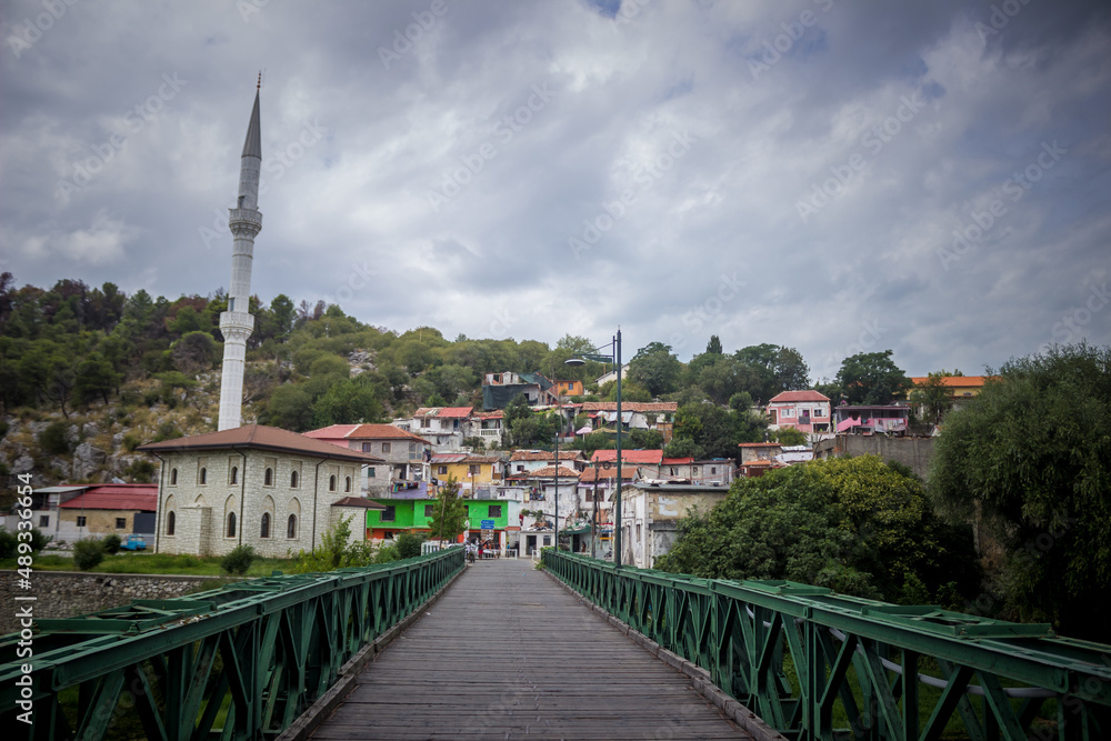 Fototapeta premium view of the old town
