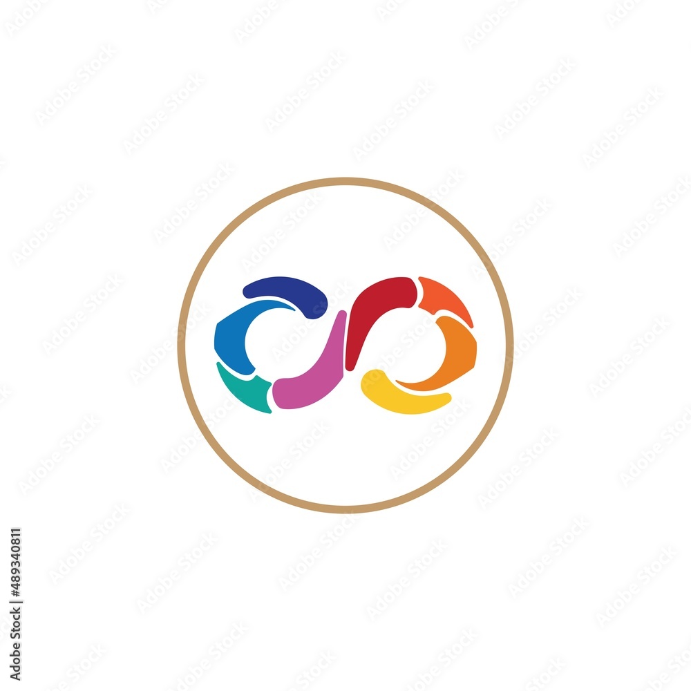 Infinity Design Vector icon illustration Logo template symbol Infinity Design Vector icon illustration Logo template symbol