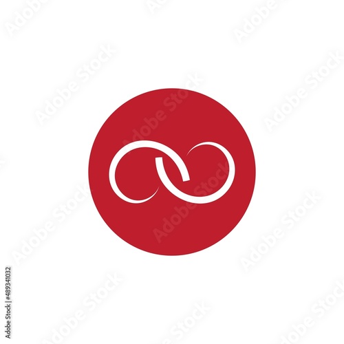 Infinity Design Vector icon illustration Logo template symbol